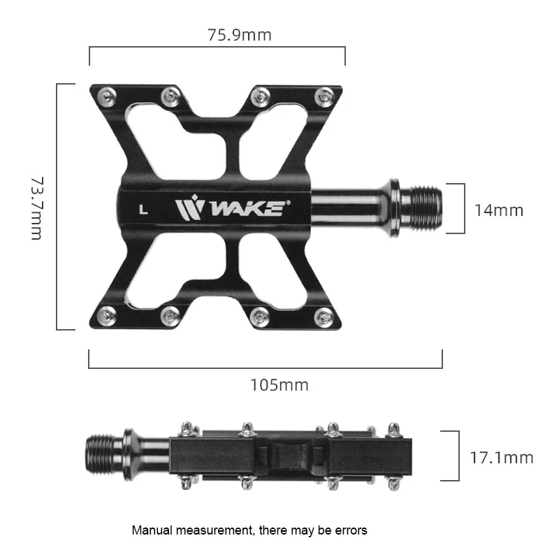 Small Bicycle Pedal Non-slip Aluminum alloy 3 Bearing Mountain Road MTB Bike Cycling Accessories