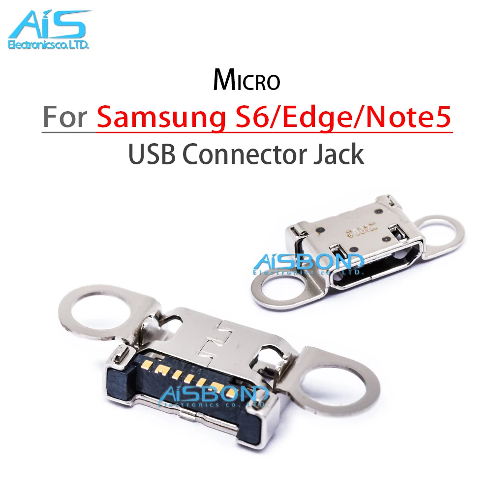 

10Pcs/Lot USB Charging Port Jack socket charger Connector dock For Samsung Galaxy S6 Edge S6+ S6Edge Note5 A710 A910 G9200 G9250