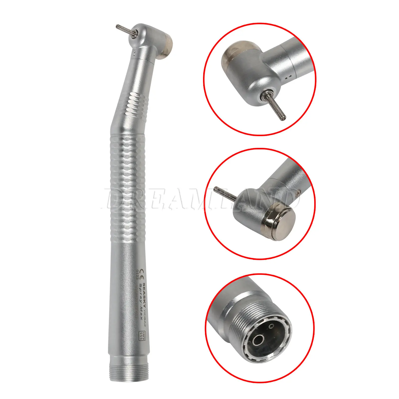 Obrázek 5: SEASKY zubní led/no-led strčit knoflík handpiece 2/4-hole standardní vysoký rychlost handpiece vzduch turbína odpovídat NSK pana maxi