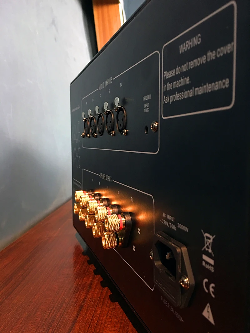 X-006 AV AmplifierS5180 180W HIFI Amp 5 قنوات لكل قناة المسرح المنزلي 430*250*460mm