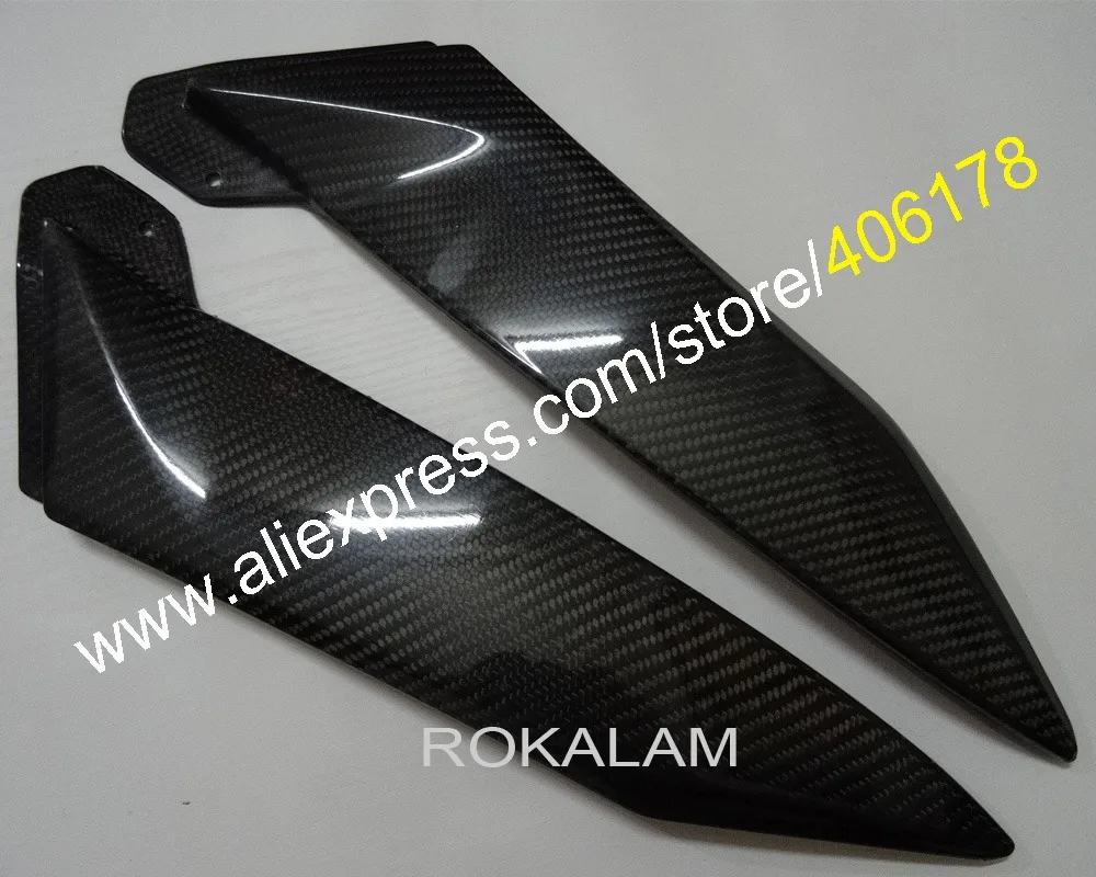 

Hot Sales,2 x Carbon Fiber Tank Side Covers Panels For Yamaha YZF1000 YZF R1 2002 2003 YZF-R1 02 03 Tank Side Cover Panel