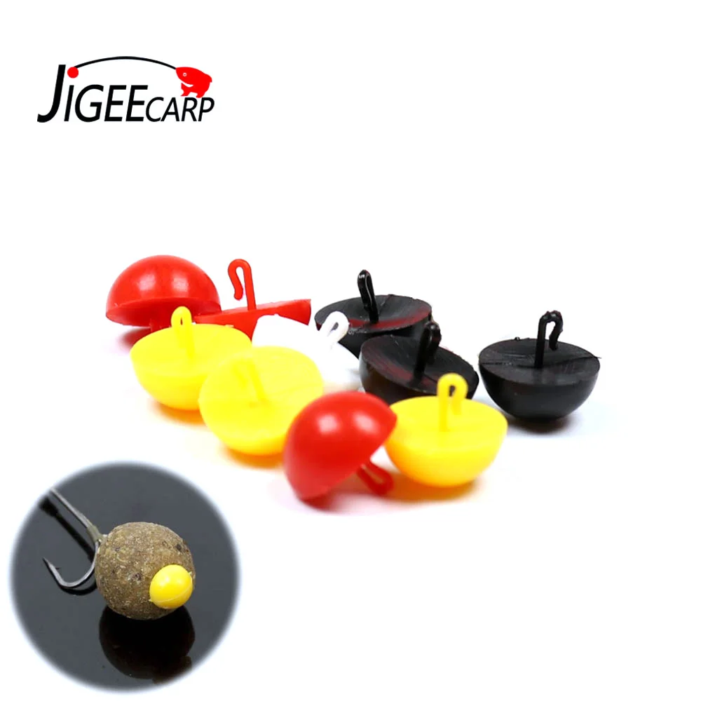 JIGEECARP 15pcs Avid Carp Fishing Sight Stops Multi Coloured Plastic Stoppers 12mm Boilie Stops Angling Terminal Tackles