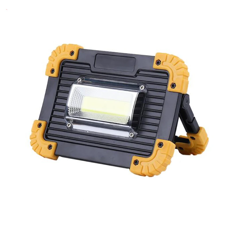 Luz LED de trabajo de 20W, luces de inundación COB portátiles con Cable USB, iluminación de sitio de trabajo impermeable para acampar al aire libre, senderismo, reparación de automóviles