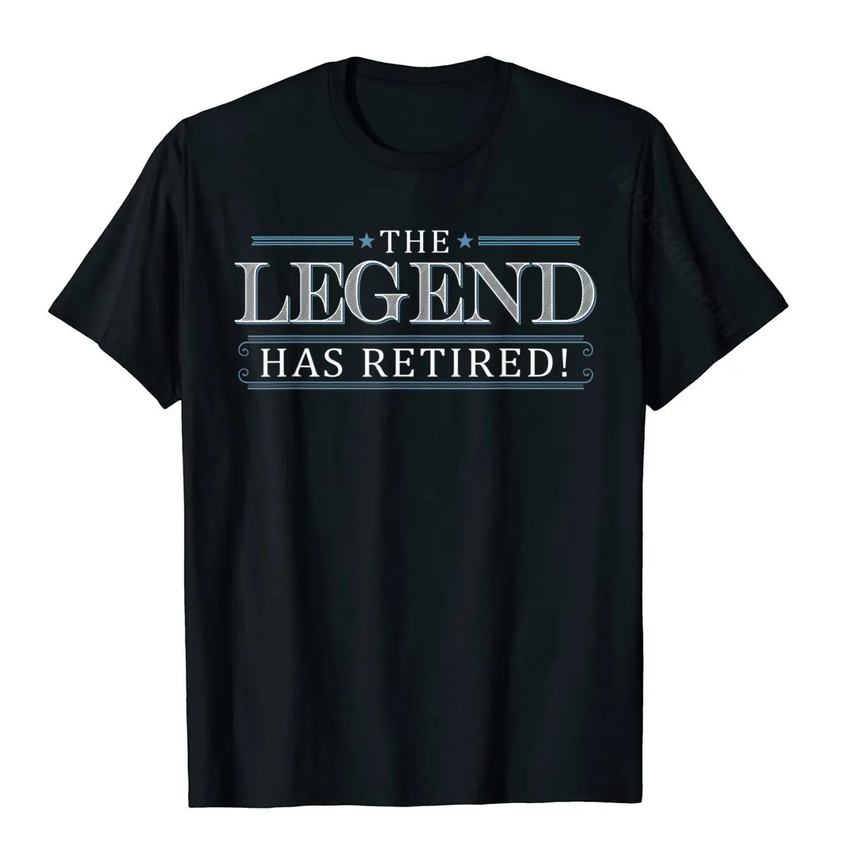 Retirement T-Shirt Gift Legend Has Retired Manager Work Cotton Men's Top T-Shirts Normal T Shirt Coupons Leisure