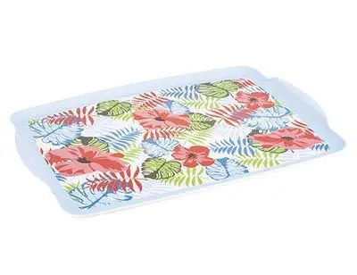 DOLBOVI Tantitoni Nonskid Melamine tray Rectangle 41cm Santorını 2019Bst tray поднос plateau de service