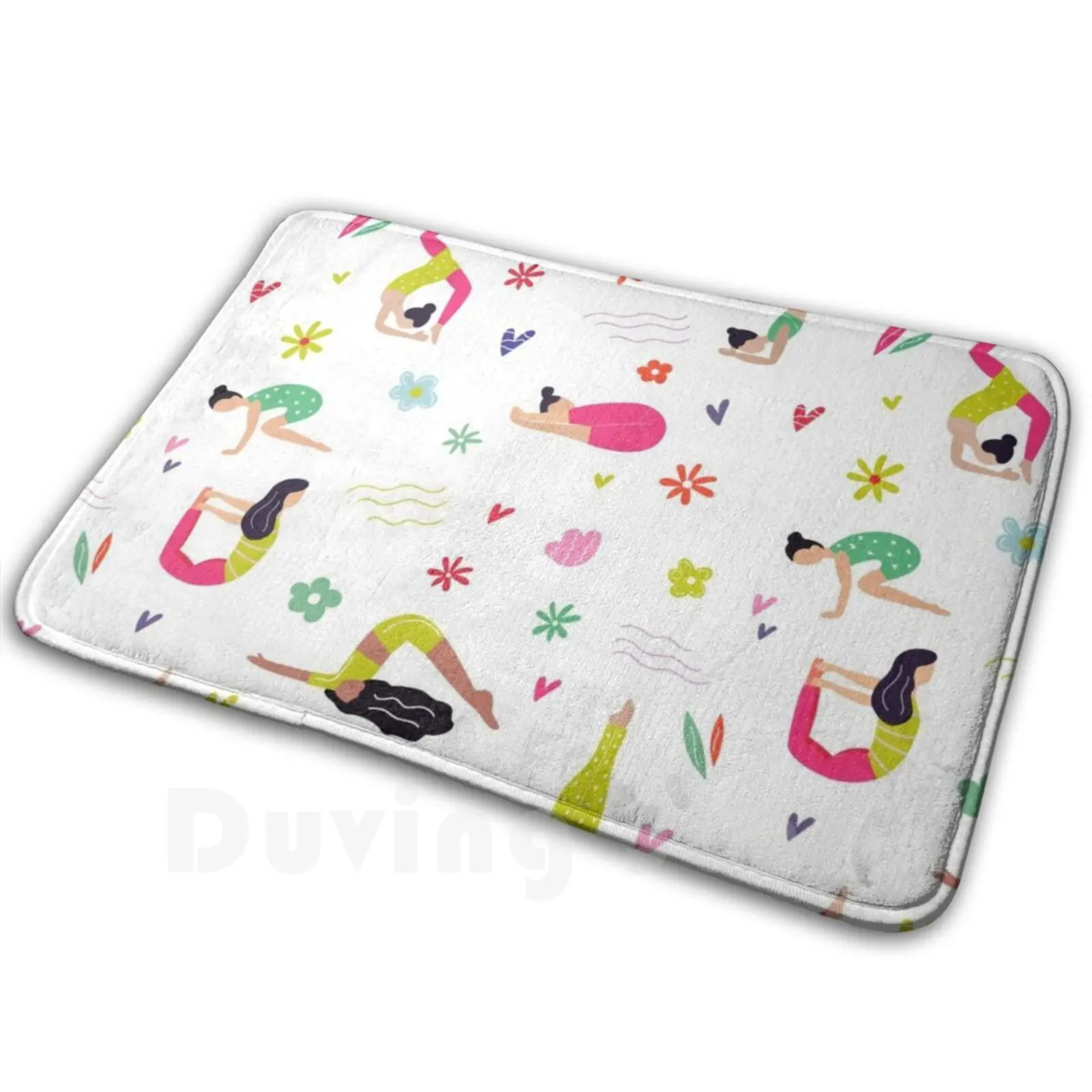 اليوغا نمط اليوغا لينة سجادة ضد الإنزلاق البساط السجاد وسادة التأمل اليوغا يوغي ناماستي الهند البوذية شقرا الصحة زهرة اللوتس