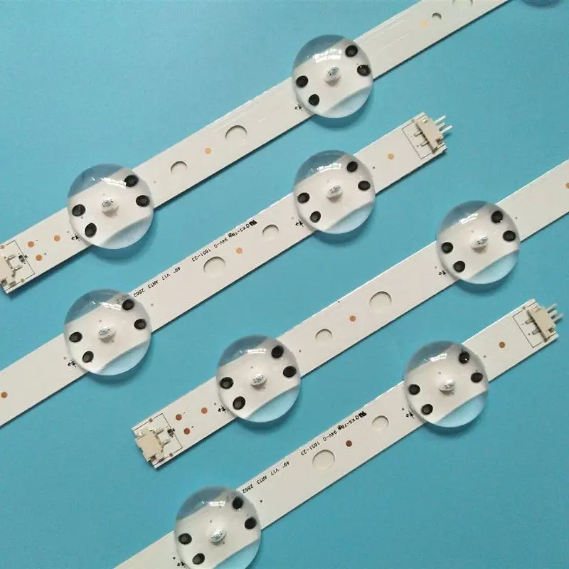 

New Kit 4 PCS LED strip For LG 49UV340C 49UJ6565 49UJ670V V17 49 R1 L1 ART3 2862 2863 6916L-2862A 6916L-2863A