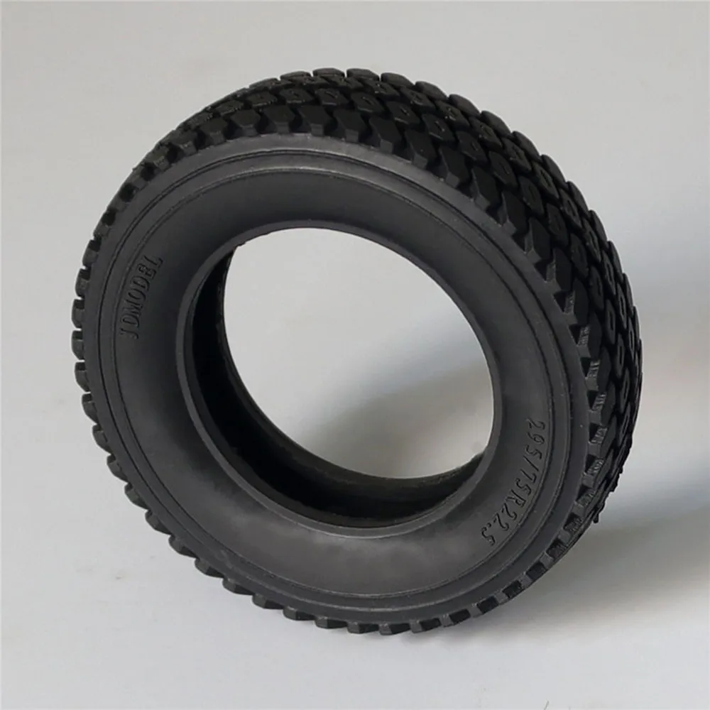 1 Pair 75mm Rubber Tires for 1/14 TAMIYA RC Tractor Truck Replacement Simulation Model Car Tyre Tires Upgrade Parts