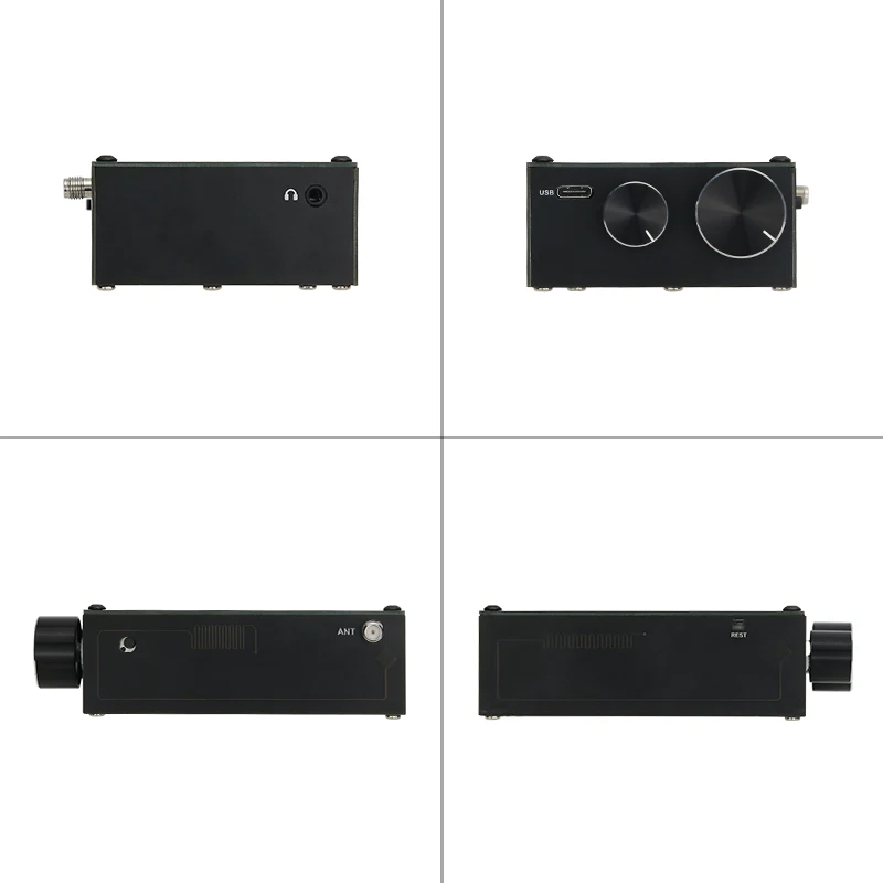 Tebal 3.5 "50K HZ-200M Hz/50KHz untuk 2 GHz Perunggu DSP SDR Receiver Malahit SDR radio Gelombang Pendek Receiver dengan Baterai Dijual