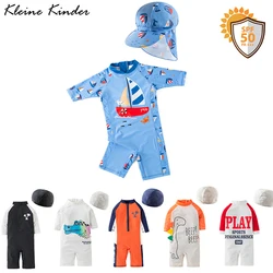 Costume da bagno per bambini costume intero per bambini Swimwar Shark Dinosaur body costume da bagno per bambini con maniche costume da bagno per ragazzi anti-uv