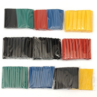 280Pcs 2:1 Heat Shrink Tubing Tube Wire Cable Sleeve 5 Colors 8 Size Assorted Polyolefin Halogen-Free Heatshrink Tubes 10.4Mpa