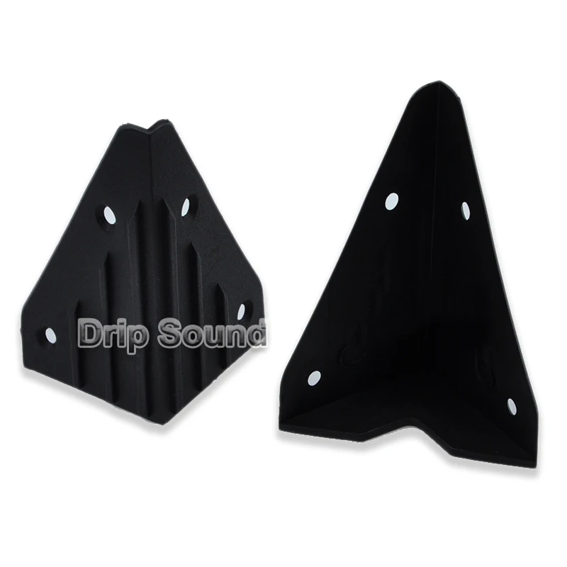 4 قطعة 70x42 مللي متر حامي الزاوية البلاستيكية الديكور الآمن الزاوية اليمنى غطاء للحماية لصندوق مكبر الصوت