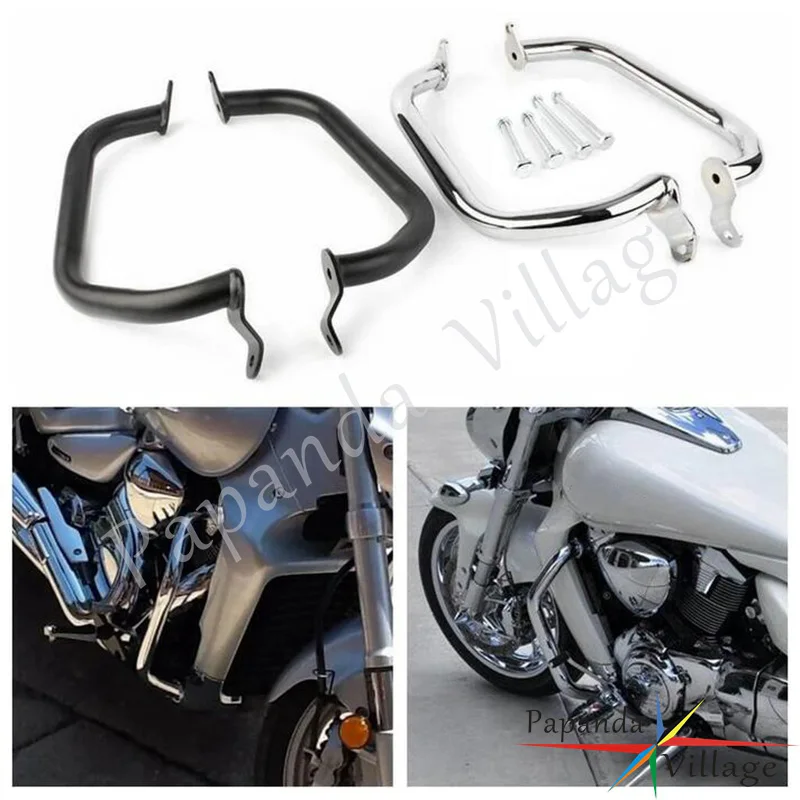 

Black Steel Detachable Highway Crash Bars For SUZUKI Boulevard M109R 2006-2014 2015 2016 2017 Motorbike Engine Guard Protector
