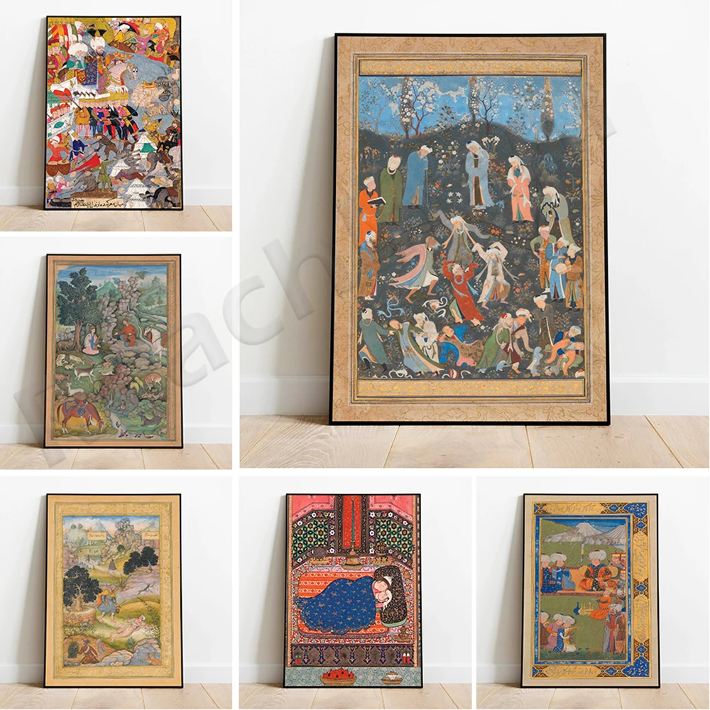 Impresión artística de Sufi Emir Khusrau |   Impresión de carteles |   Arte de pared islámico |   Impresiones de arte islámico |   Póster de pared |   Decoración de pared con impresión en lienzo