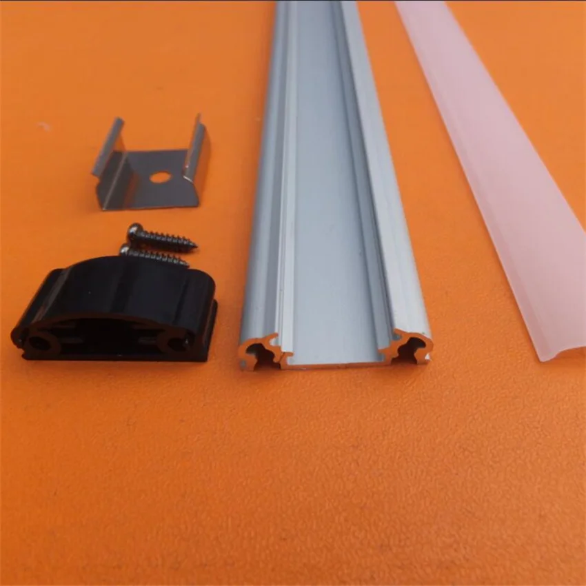 Free Shipping 1.5m/pcs aluminium profile for 3528/5050/2835/5630 strip, led channel with cover for led bar light