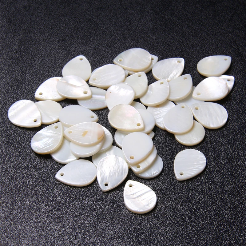 10pcs White Star Round Mother of Pearl Shell Charms Natural Shell Necklace Pendants for Jewelry Making DIY Earring Accessories