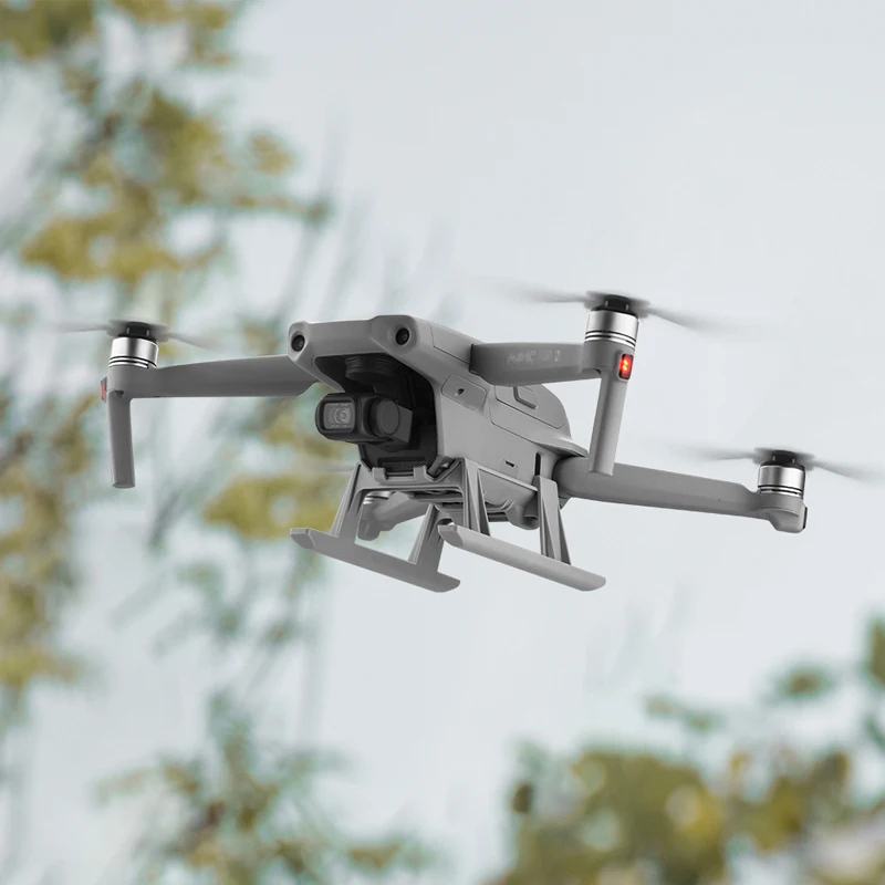 مجموعة وصلات معدات الهبوط لـ DJI Mavic Air 2/AIR 2S حامل حماية الارتفاع زيادة موسع الساق سلامة القدم Gimbal الحرس