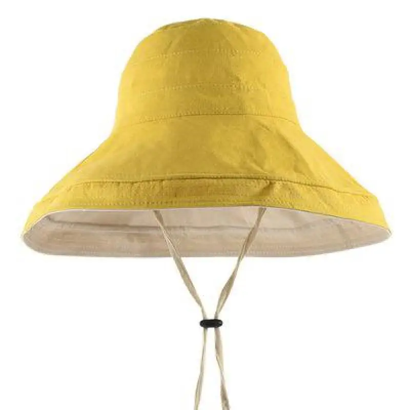 COKK Hat Women Summer Bucket Hats With Double Sided Fisherman Hat Female Sun Protection Windproof Foldable Beach Hat Gorros