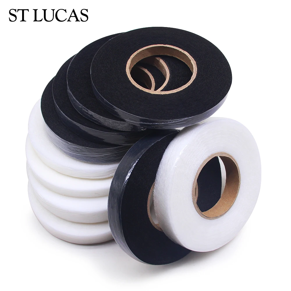 Picture 3: 70yds/roll Double-sided Non-woven Interlining Adhesive Tape Iron On hem tape for pants shortening DIY clothing alterations