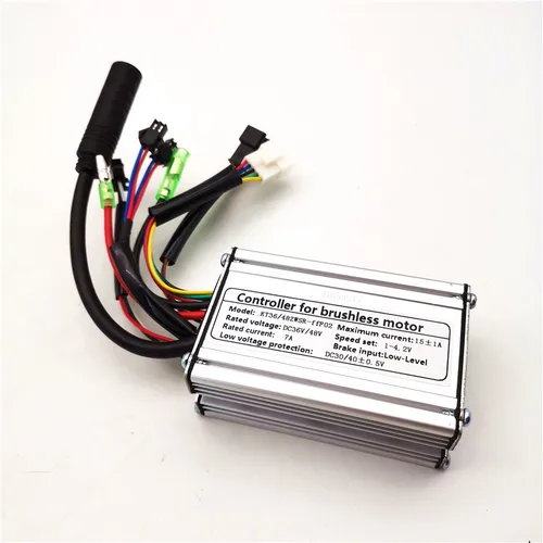 Imagen 2 del producto Controlador de Motor sin escobillas para bicicleta eléctrica, 48V, 36V, 15A, 250W, 350W
