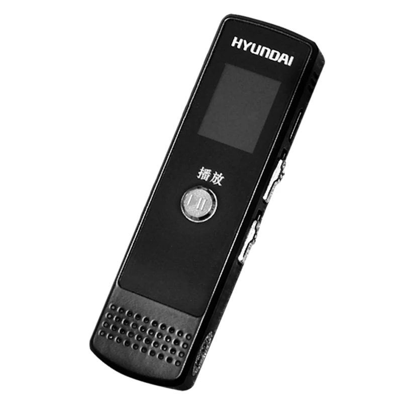 Hyundal E666 Professional Digital Voice Recorder AGC Smart Audio Activated Long Distance Recording HD Noise Reduction Dictaphone