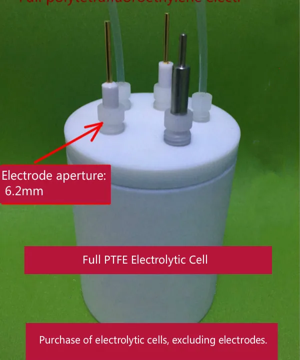 Full polytetrafluoroethylene electrolyzer 250ml 200ml 150ml 100ml