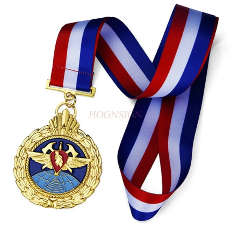 

Competition Commemorative Medal Medal Medal Customized Metal Listing Metal Medal Fire Detachment Top Ten Training Pacemaker