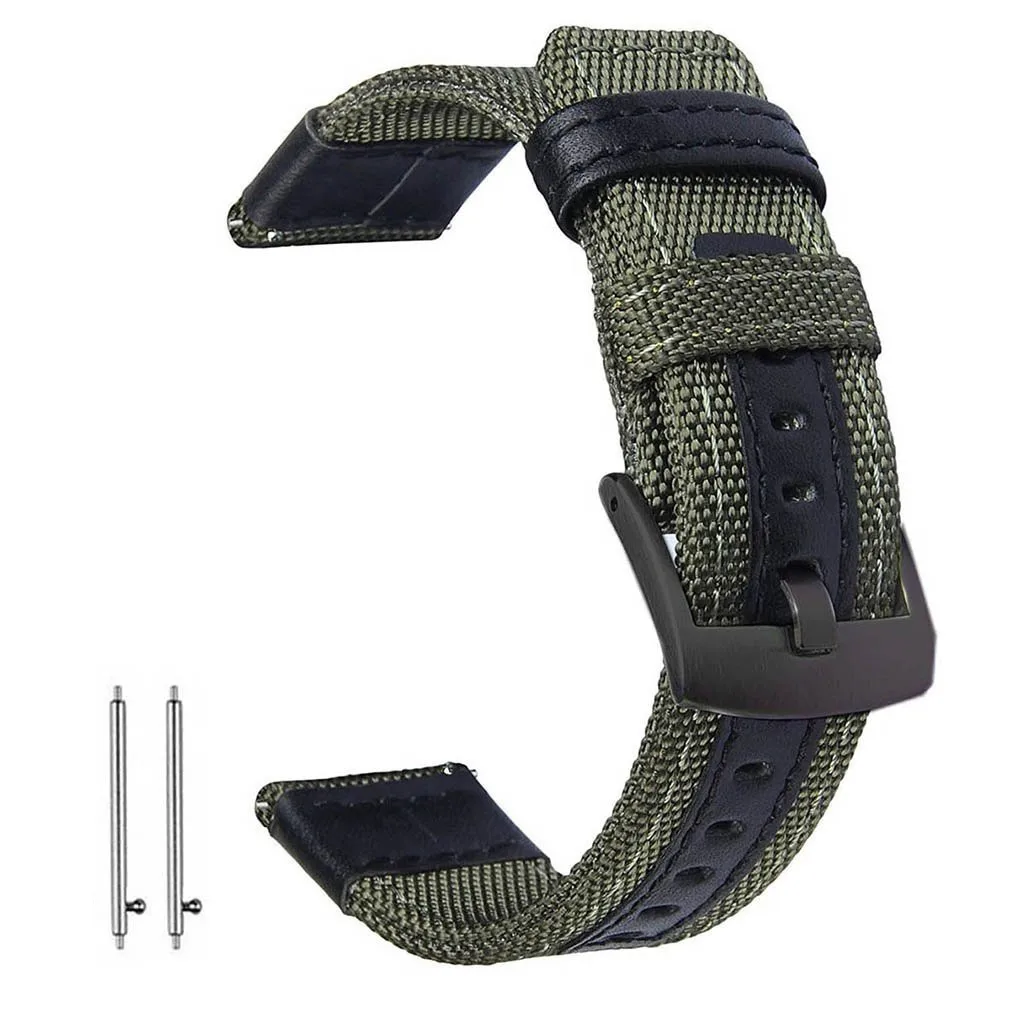 Correa de nailon tejido para reloj inteligente Haylou LS02 LS01, repuesto de pulsera deportiva de 20mm para Venu SQ