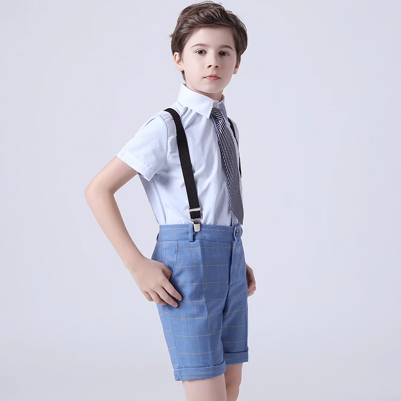 Teenager boys wedding suits England Style gentle boys formal tuxedos suit kids clothing set blazer party suit school uniform