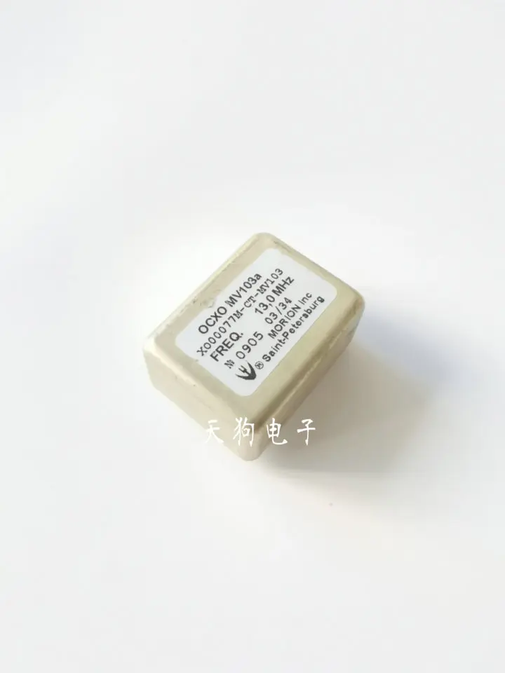 Kedua Tangan MV103A OCXOO 13M Hz Suhu Konstan Osilator Kristal 12V Gelombang Sinus