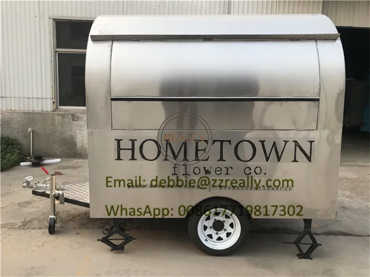 Camión de comida personalizado de China, remolque de comida crepé, carrito para perros calientes, quiosco, camión de café para aperitivos, remolque de comida