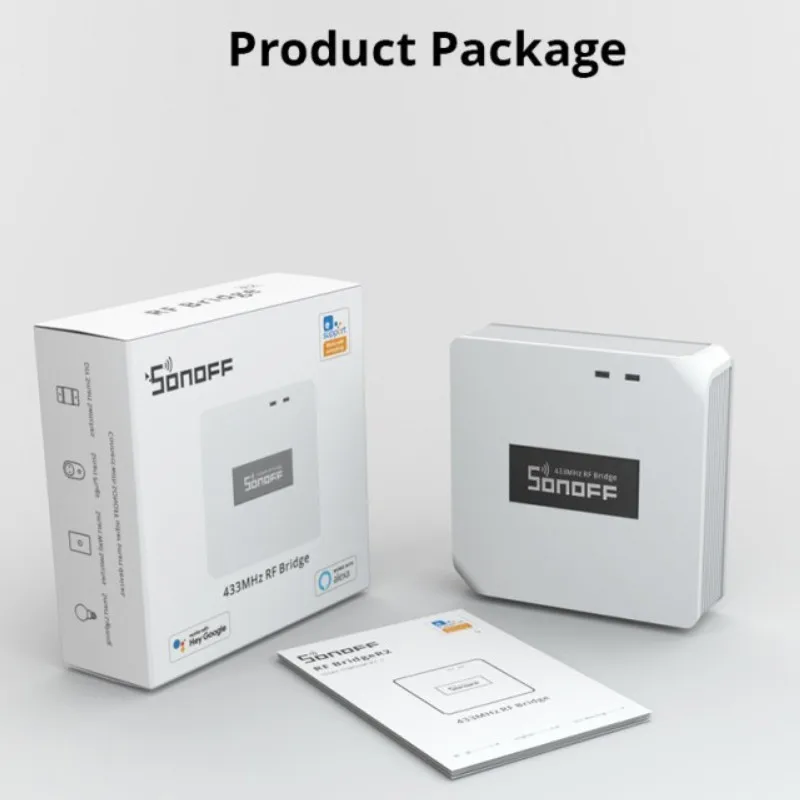 SONOFF RF BridgeR2 Wi-Fi 433 МГц беспроводной пульт дистанционного управления, работает с Alexa Google Home