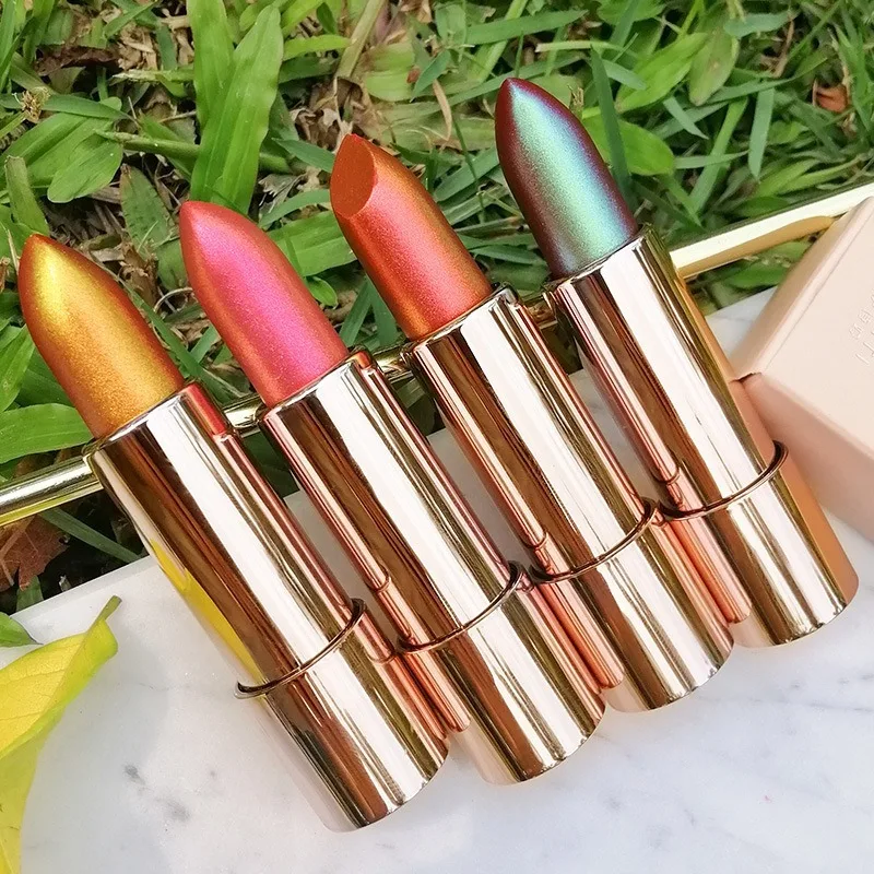 Matte Lipsticks Waterproof Matte Lipstick Lip Sticks Cosmetic Easy To Wear Velvet Laser Matte Batom Makeup Lipstick Tube