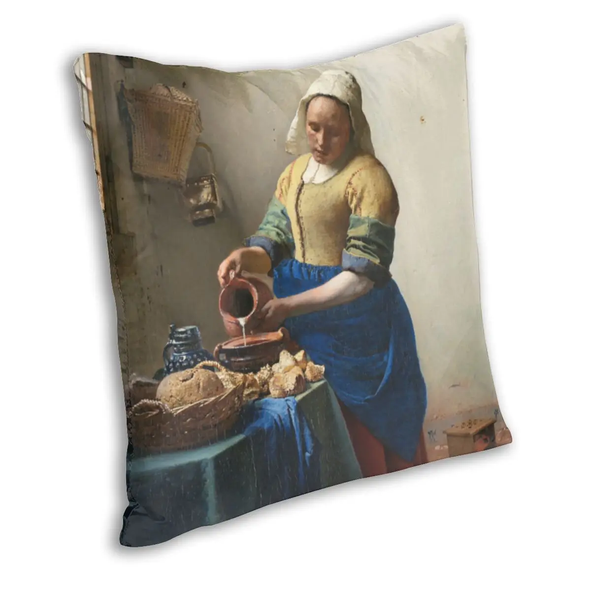 The Dairy Of Johannes Vermeer Pillow Case Home Decor Art Artist Cushions Throw Pillow for Living Room Double-sided Printing