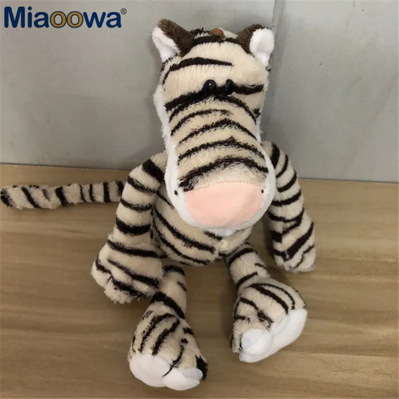 Juguetes de peluche de animales de la selva para niños, león, elefante, jirafa, mono, lindo, regalo de cumpleaños, 25cm