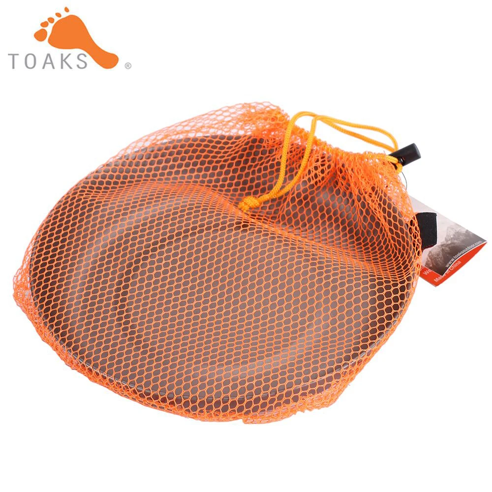 TOAKS Titanium Plate Frying Pan For Outdoor Cooking Camping Backpacking Picnic Titanium Plate19mm 2.1oz 61g T-18
