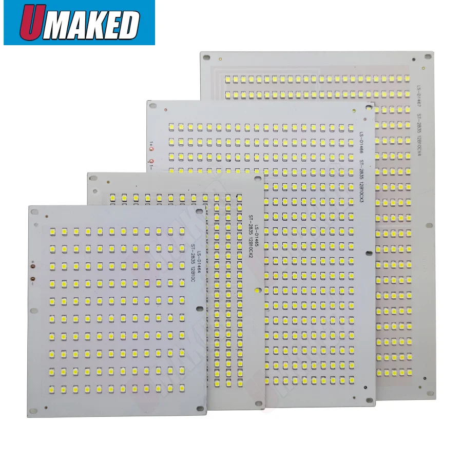 10pcs  50/100/150/200W LED Floodlight PCB plate with SMD2835 led chip board, LED flood lighting source, lawn light, garden light