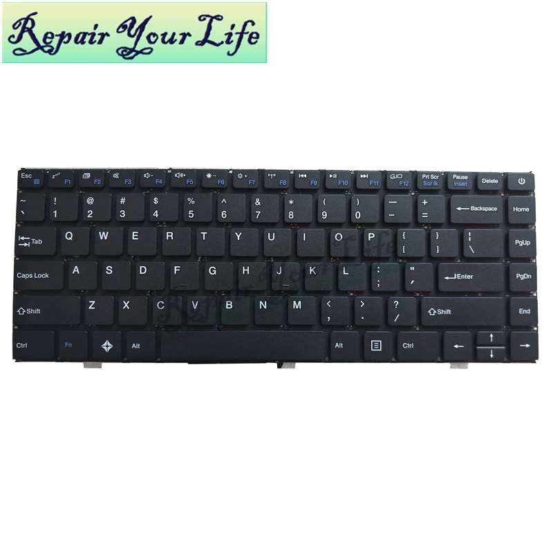 US Laptop Keyboard For Prestigio Smartbook 133S USA English YXT-NB93-54 2904005 HG2901-1 GL-NB871 JM-290 JM290 K649 YT-522 black