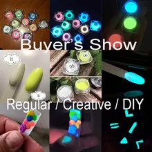 Neon Phosphor Powder for Nails 10 Colors #2