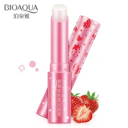 BIOAQUA – baume à lèvres de marque à la fraise, hydratant, ne se décolore pas, maquillage, beauté, soins pour la peau des bébés