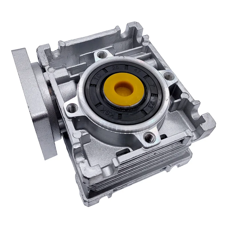 speed reducer worm DC motor gearbox 14mm output 5:1-80:1 RV030 Worm Gearbox Speed Reducer for NEMA 23 Motor