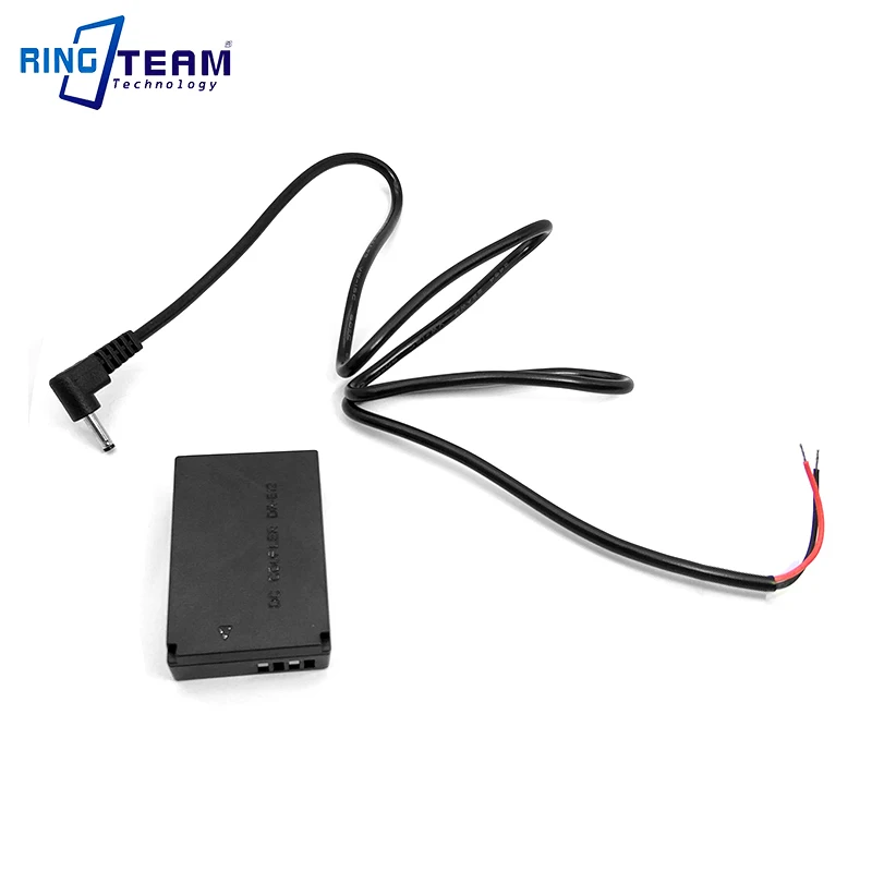DR-E12 DC Coupler + LP-E12 Dummy Battery + CA-PS700 Tin-Plated Tail Cable - Fully Decoded for Canon EOS M M2 M10 M50 M100