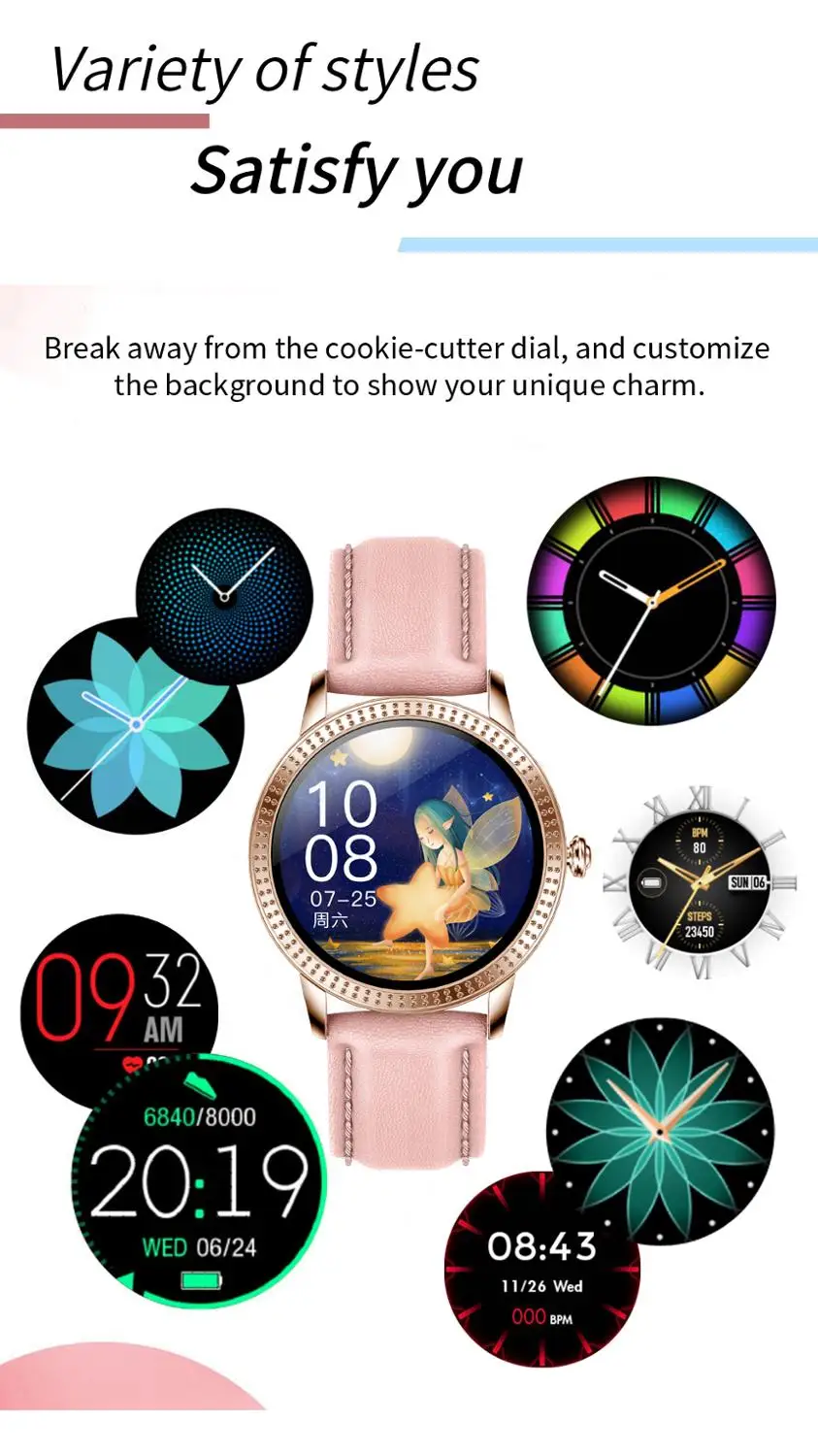 جديد لعام 2023 من SANLEPUS ساعة ذكية أنيقة للرجال والنساء ساعة ذكية رياضية للياقة البدنية سوار لهواتف أبل أندرويد وشاومي