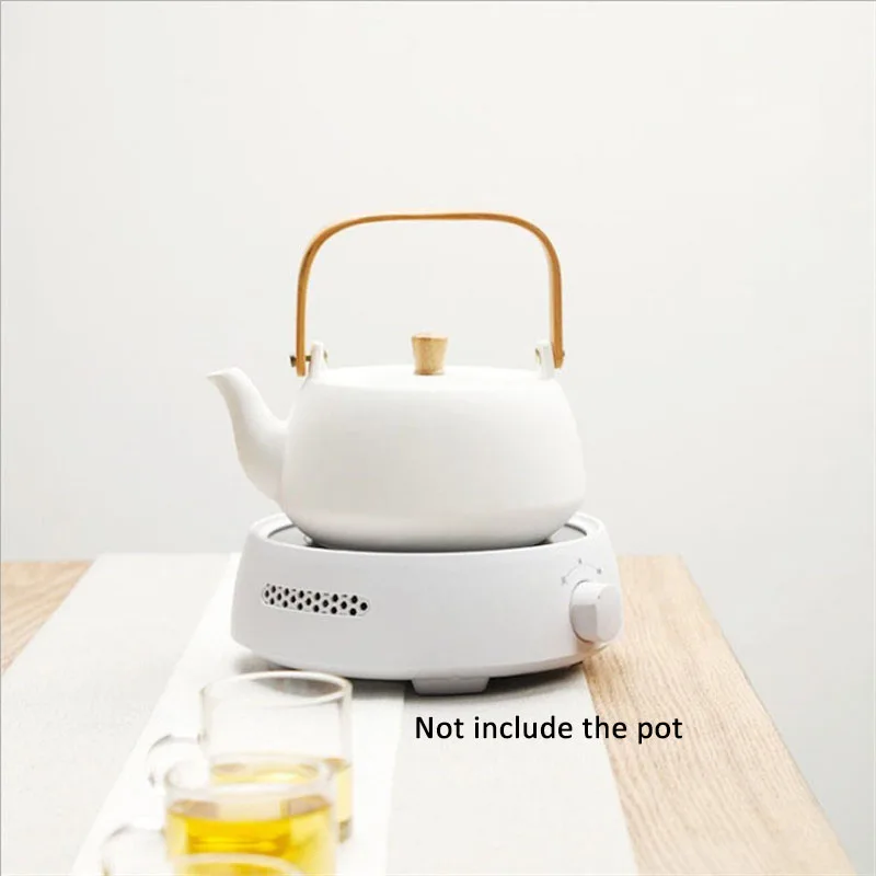 Estufa de placa caliente de 110V/220V, Mini estufa eléctrica, tetera para café, leche, sopa, calentador, cocina multifuncional, 800W, sin olla