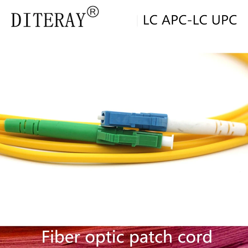 10 Stks/partij Lc/Apc Lc/Upc Fiber Optic Patch Cord Kabel LC-LC 3M Jumper Single Mode simplex 2.0Mm 3.0Mm Optische Fibra Optica