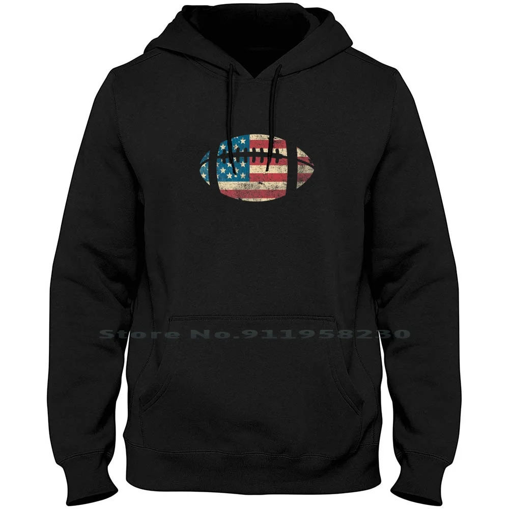 American Football Patriotic Sports Hoodie Sweater Cotton American Football American Football Patriot Sports Sport Trio Riot Port