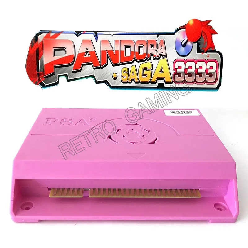 

Pandora Сага Box 3333 аркадная игра настольная поддержка 3 4 игроков Jamma версия HD видео 70 3D для ретро Кабинета машина