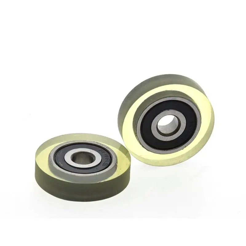 10 Stück/50 Stück 5 x 22 x 5 mm Polyurethan PU 625-2RS 625RS geräuscharmes Rollenlager, hochpräzise Reibriemenscheibe 5 x 22 x 5 – Detail 2