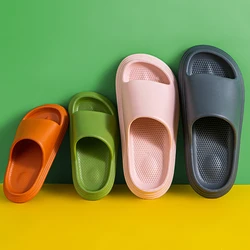 2021 New House Children Bath Slippers Comfortable EVA Summer Boys Girls Bedroom Slippers Non-slip Home Kids Heel Shoes