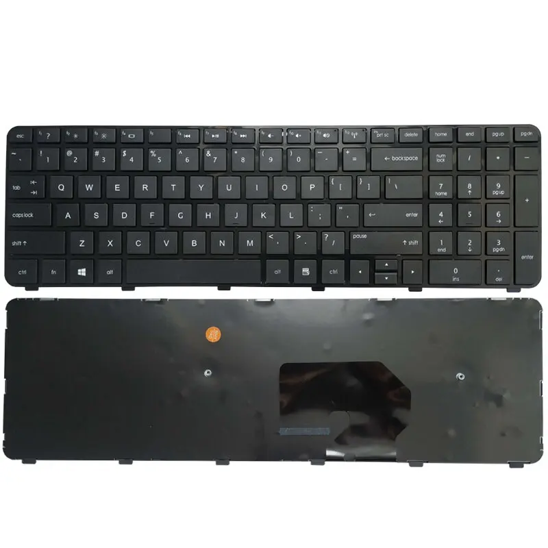 

US Black laptop Keyboard for HP Pavilion DV7-6100 DV7-6000 DV7-6200 DV7-6152er 60945-257 English keyboard with frame